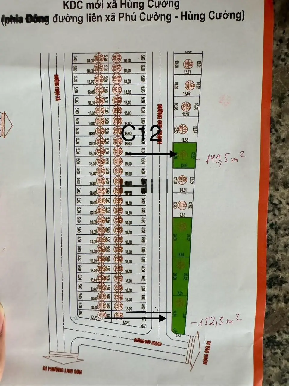 Đầu tư nhanh mảnh đất tại Hùng Cường, sắp tới lên phường giá x2 x3