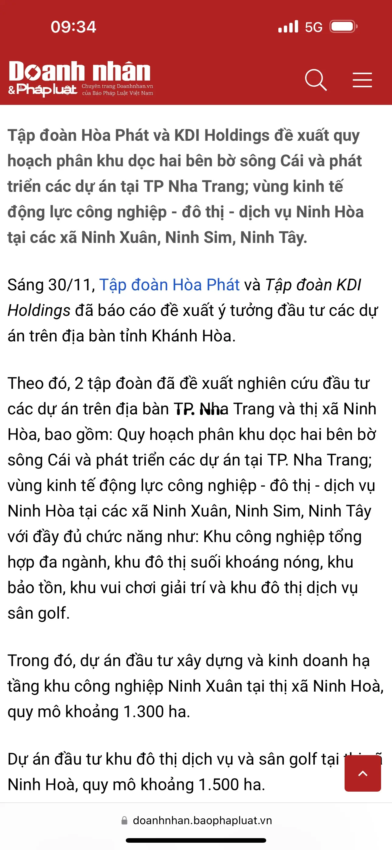 Đất diện tích lớn (hơn 34ha) vị trí đắc địa tại Ninh hoà,khánh hoà