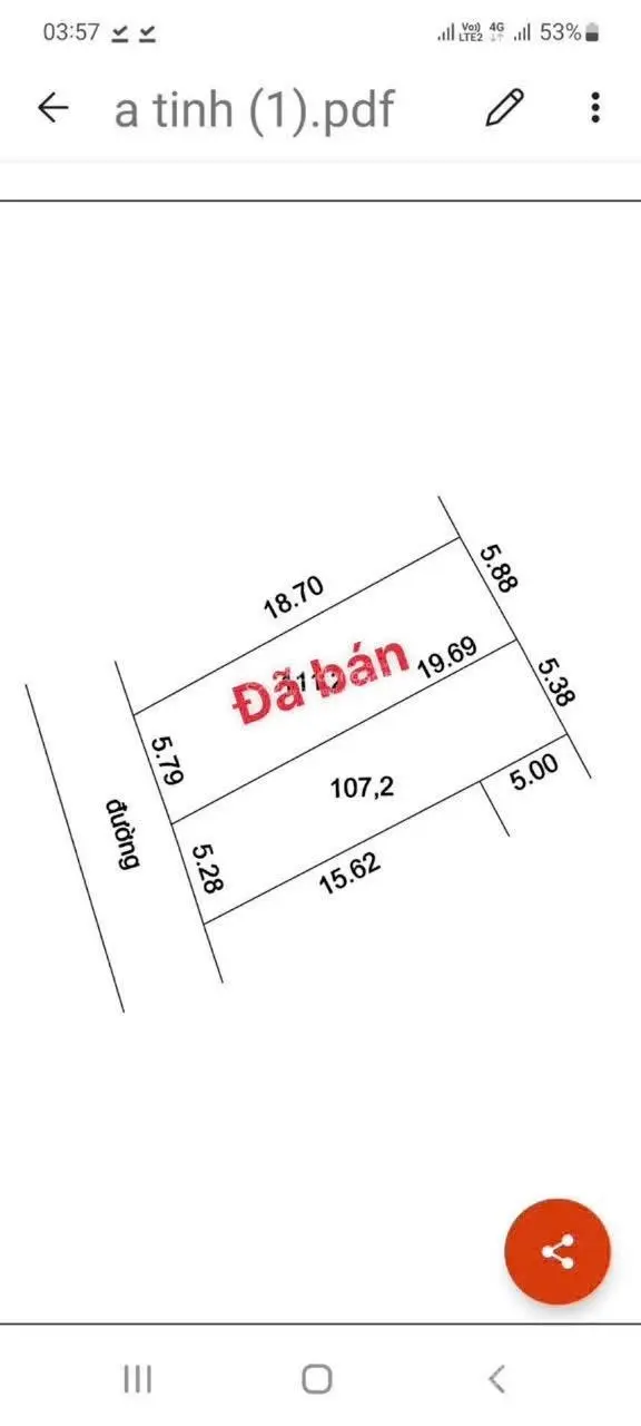 Cần bán nhanh lô đất 102,7m2 full thổ cư tại Đan Kim, Liên Nghĩa, Văn Giang, HY