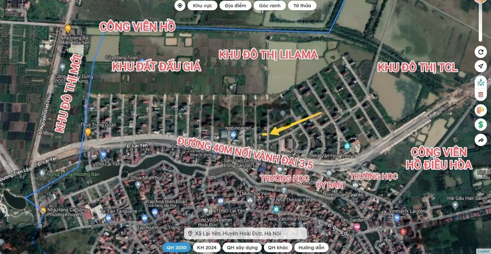 Bán nhanh mảnh đất khổ đẹp 64.8m2 mặt tiền rộng 4.32m xây nhà thoáng. Ngay gần đường 40m rẽ vào