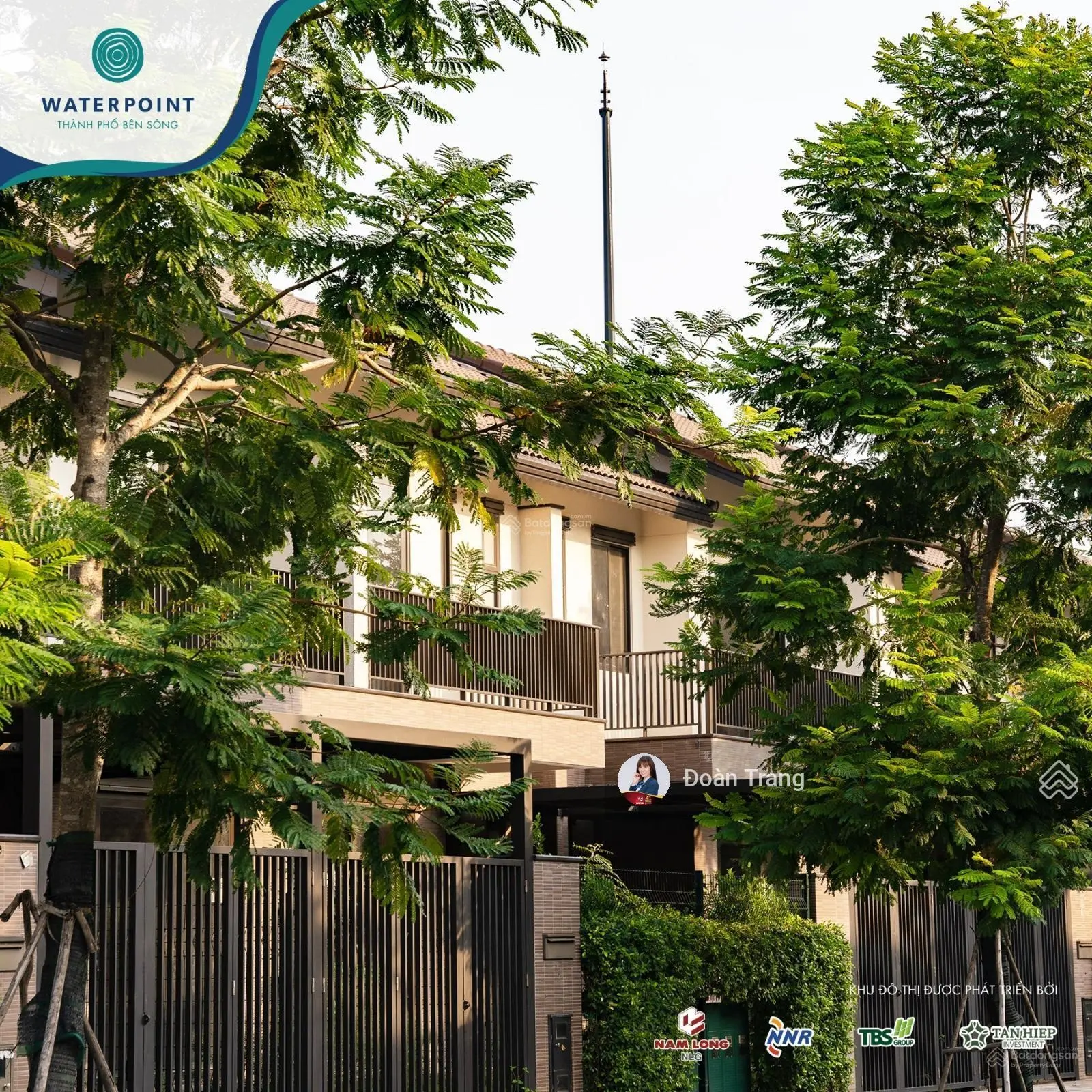 Bán nhà phố vườn tại Waterpoint giá tốt nhất. 1 trệt 1 lầu giá 3.3tỷ, 1 trệt 2 lầu giá 3.7tỷ