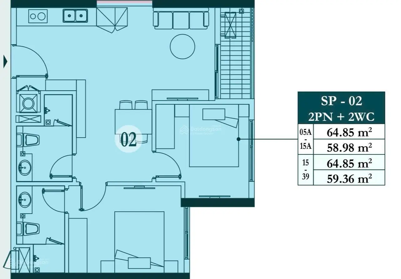 Góc đầu tư: Bán nhanh căn 59m2 (2PN 2VS) - Toà S Premium Sky Oasis - Tầng đẹp - view đẹp - mới tinh