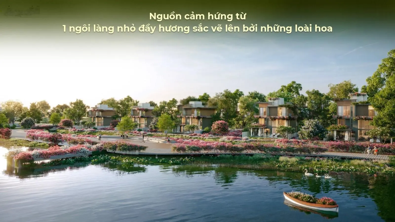 Hiếm! Biệt thự đơn lập mặt Sông lớn River Walk 1 - Eco Village Saigon River - 308m2 giá 47,9 tỷ