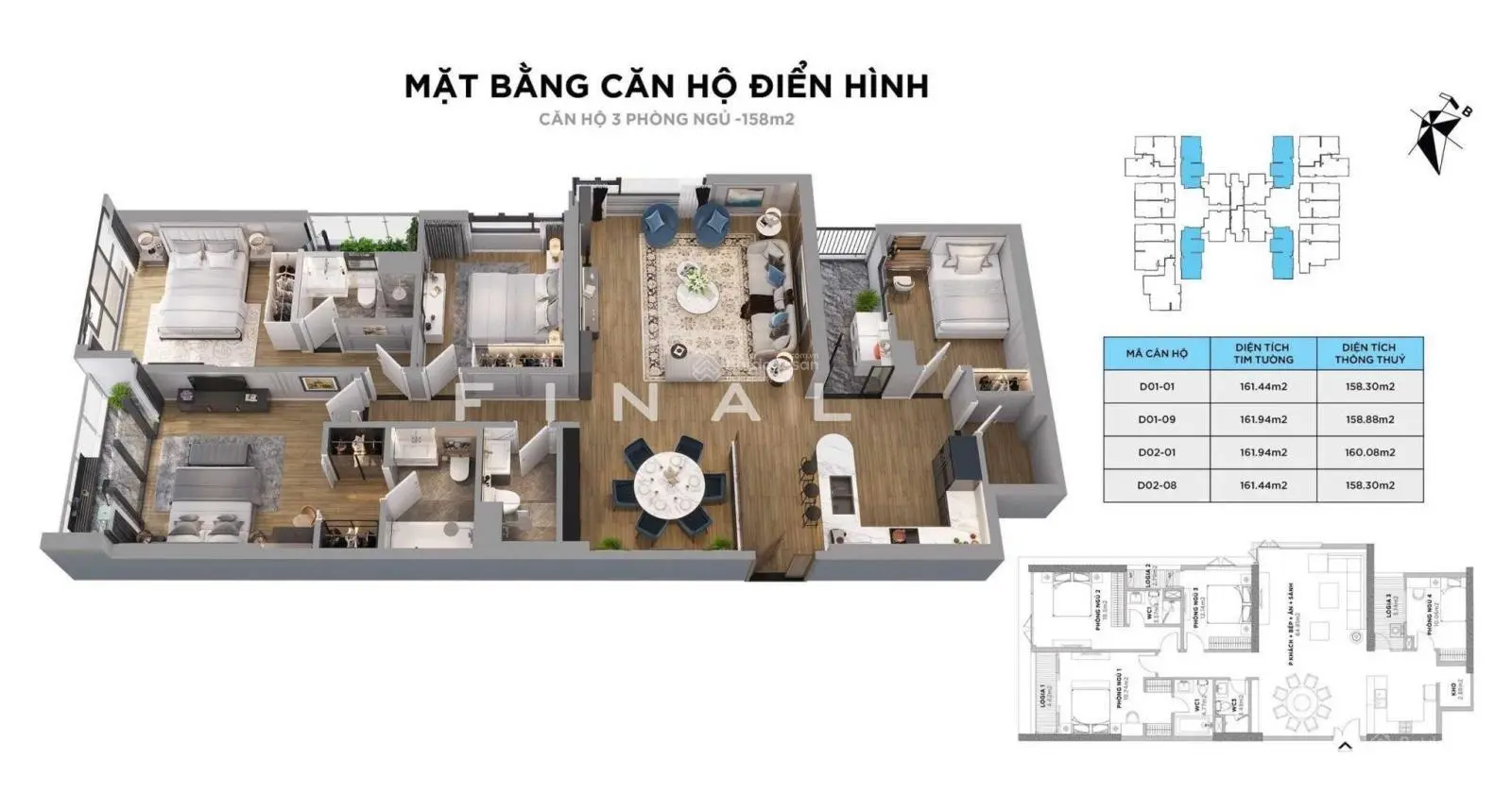 Qũy căn ngoại giao tầng đẹp, giá tốt. Tổng giá trị chiết khấu lên đến 800 triệu. Nhận nhà ở ngay