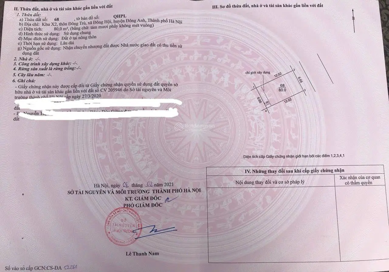 Bán đất X2 Đông Trù - Đông Hội - Đông Anh, đường 8m, kinh doanh, cách Triển lãm quốc gia 300m.