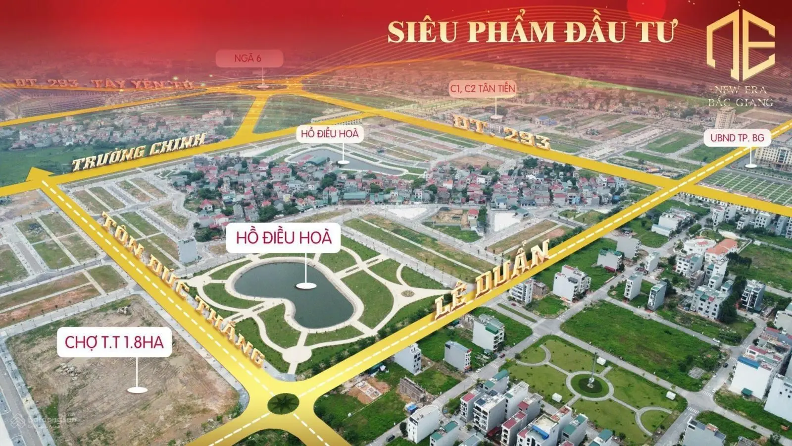 Hot hàng độc quyền tại DA New Era trung tâm TP Bắc Giang sát Aeon Mall và trường Chính Trị, FPT