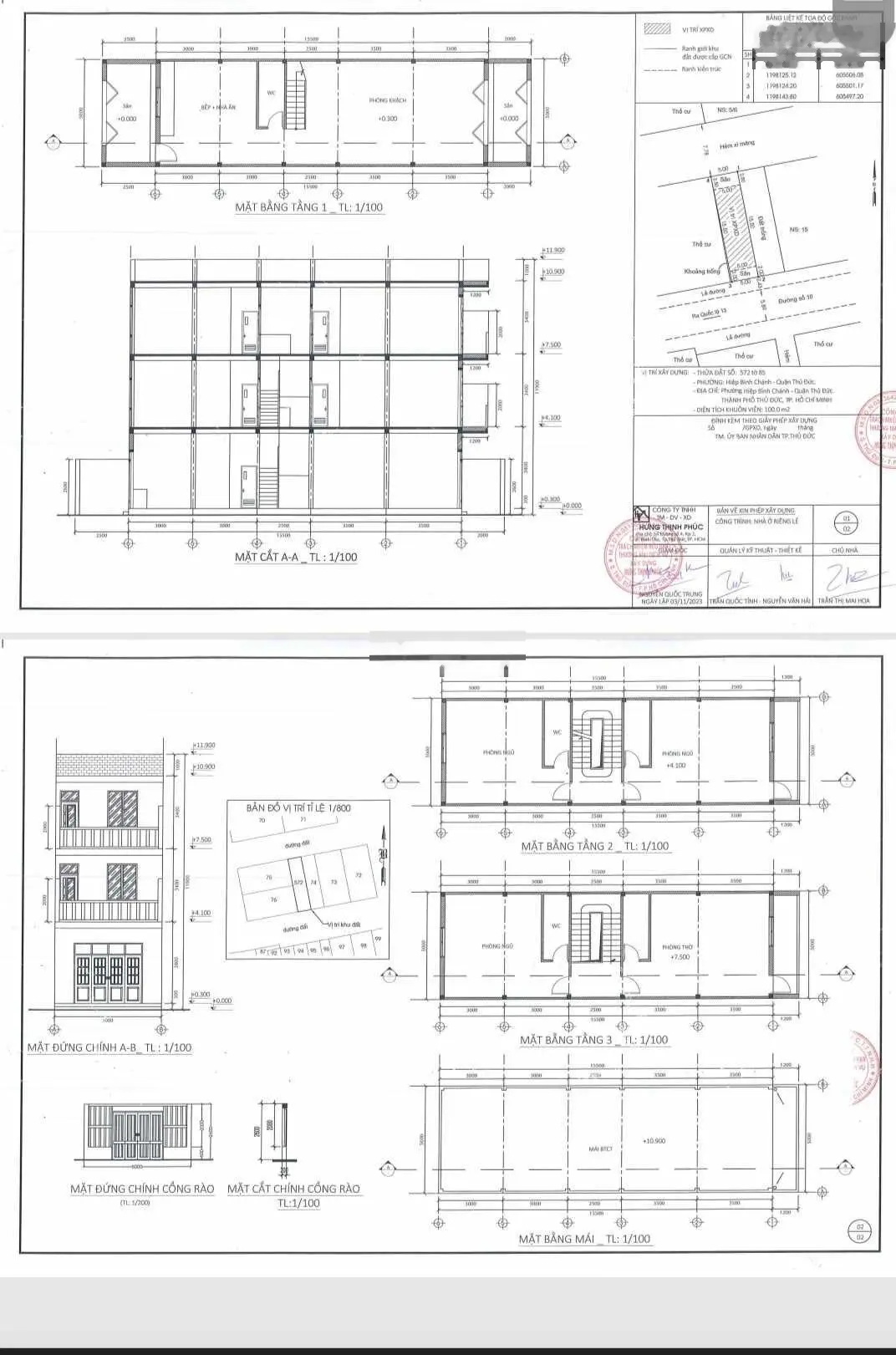 Đất TC 2MT đường Số 10, DT 5x20m cạnh siêu thị Coopmart Bình Triệu