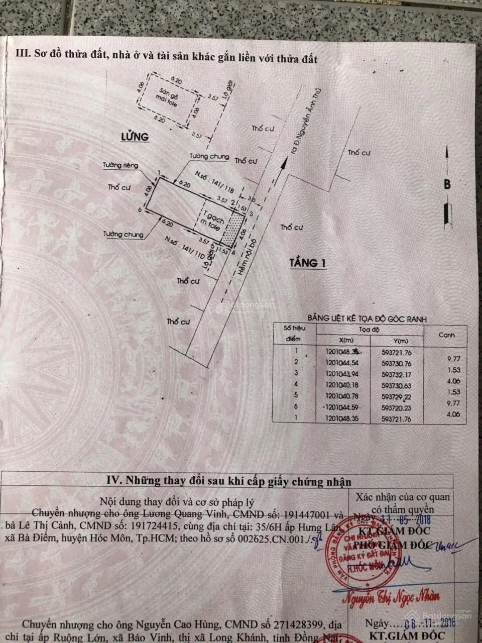 Bán nhà trệt lửng 71m2 đường Nguyễn Ảnh Thủ, Trung Chánh, Hóc Môn, SHR, 1 tỷ 950