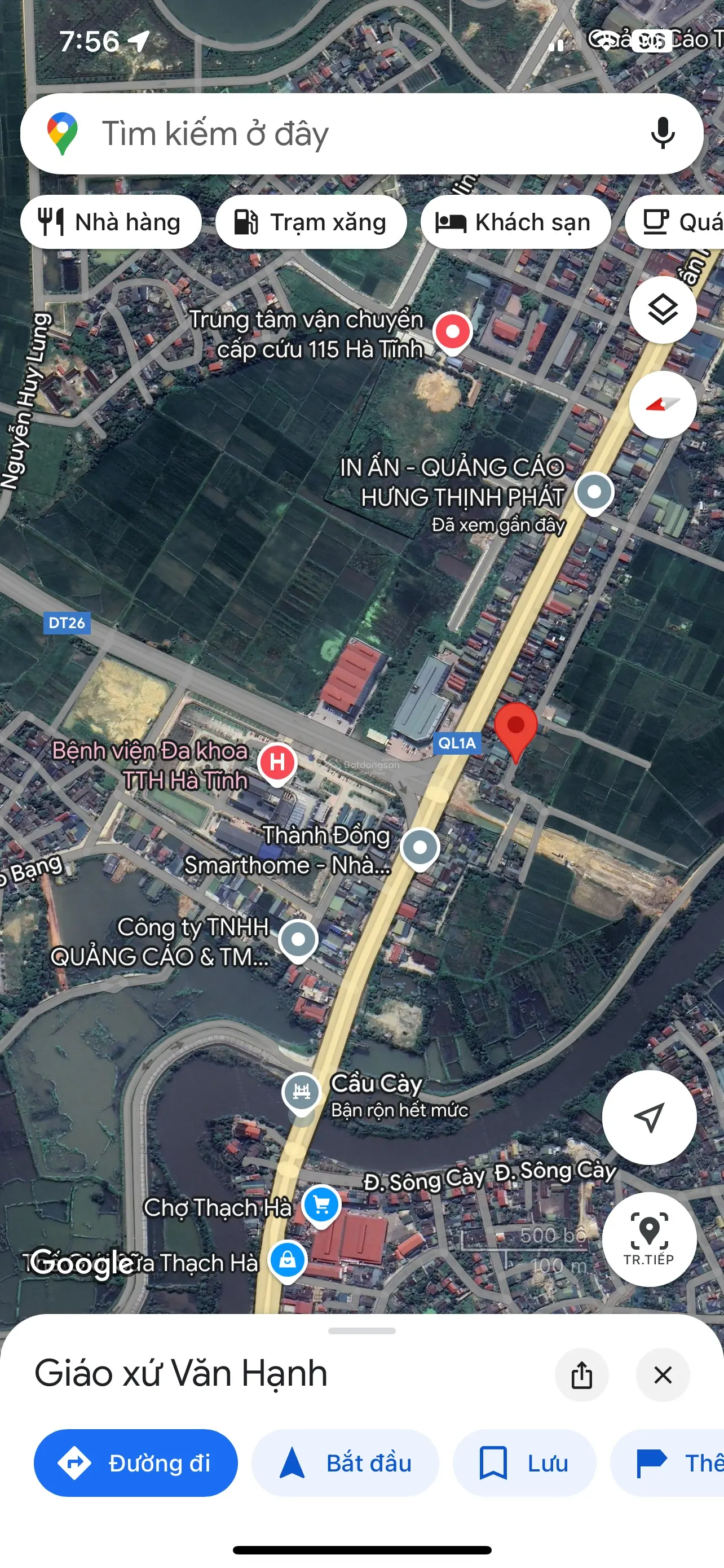Bán đất lối hai QL1A gần bv TTH