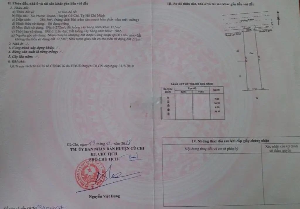 Chủ xoay vốn bán gấp lô đất 285m2 giá 750 triệu đường Tỉnh lộ 7 Củ Chi