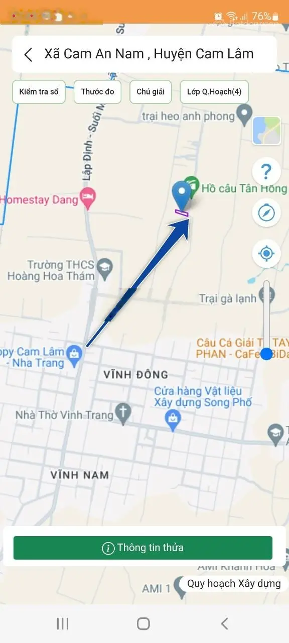 Cam An Nam - 1316 m2 - 19m mặt tiền bê tông - cách trường 900 m - giá chỉ 390 triệu