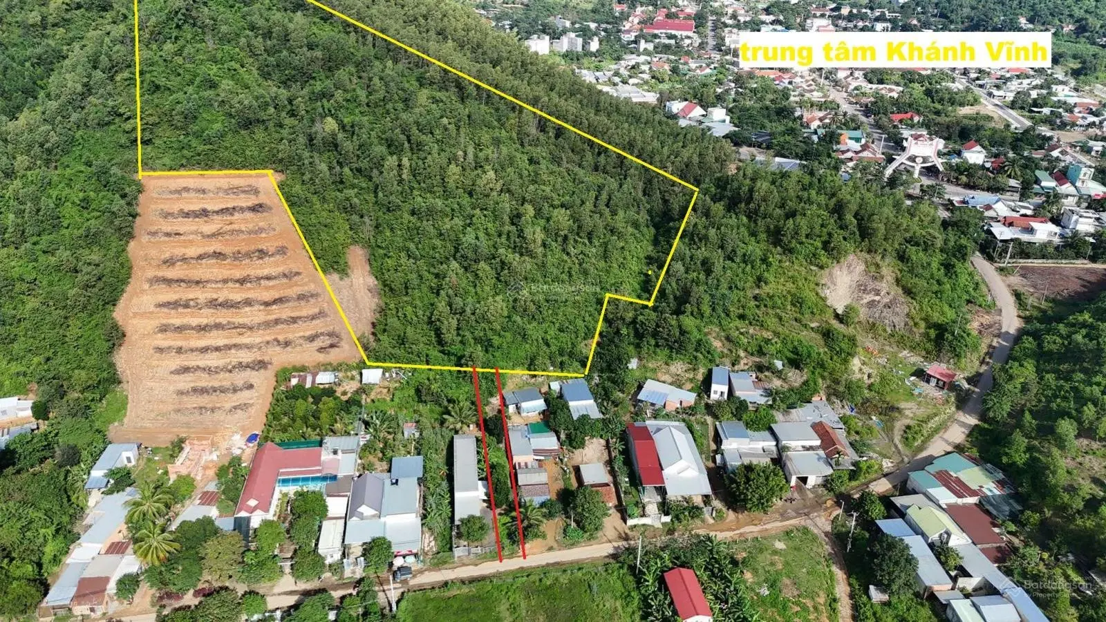 bán đất ngay cổng chào huyện Khánh Vĩnh rộng 1,3 hecta giá rẻ xã Khánh Thành LH 0788 558 ***