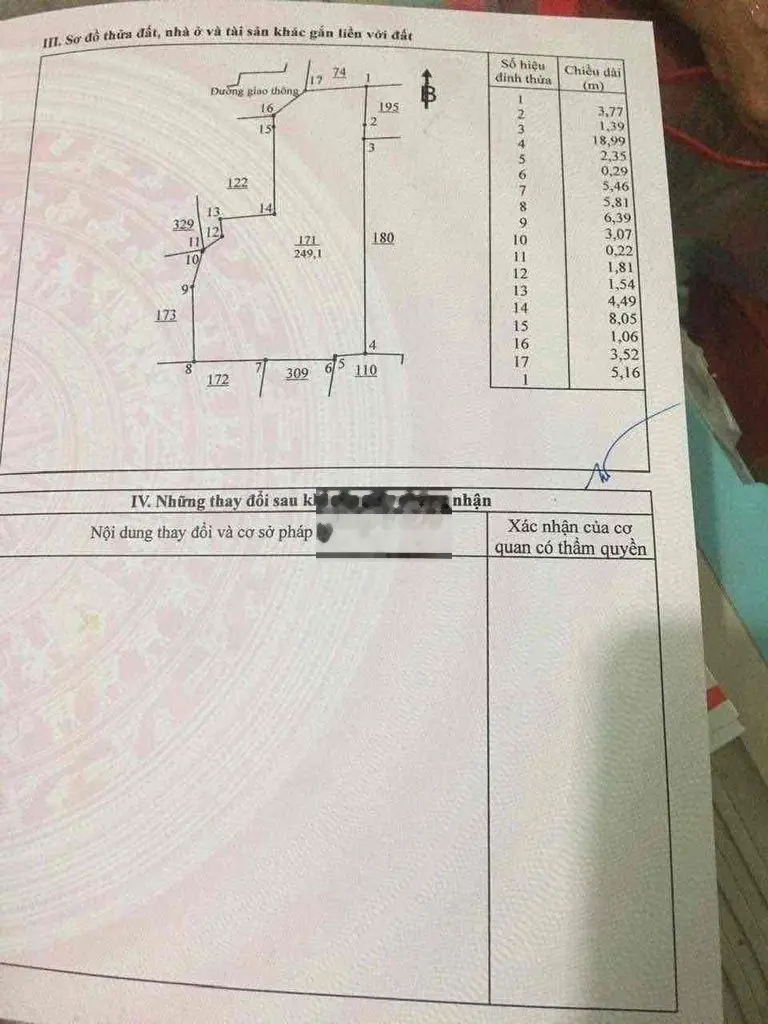 Nhà sổ r full thổ cư 250m2,trung tâm thị trấn trảng bom,đ nguyễn huệ