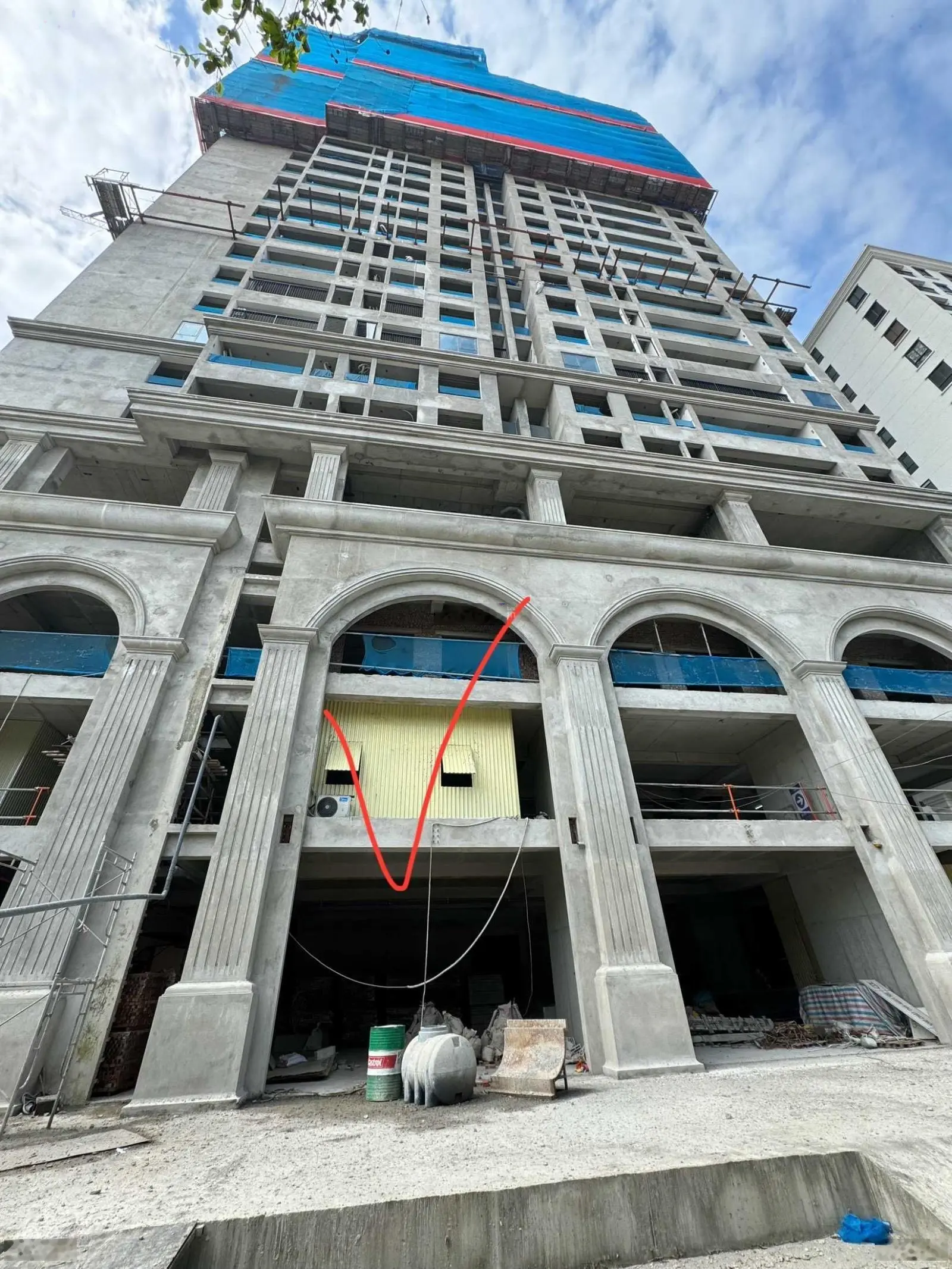 Bán căn áp góc shophouse khối đế chung cư cao cấp Eden Garden 30 tầng Lê Lợi