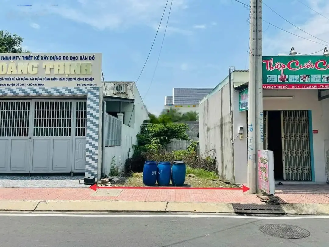 Chủ ngộp bank ký gửi bán gấp lô đất ở thị trấn Củ Chi 5x30m 1tỷ5 hết đất