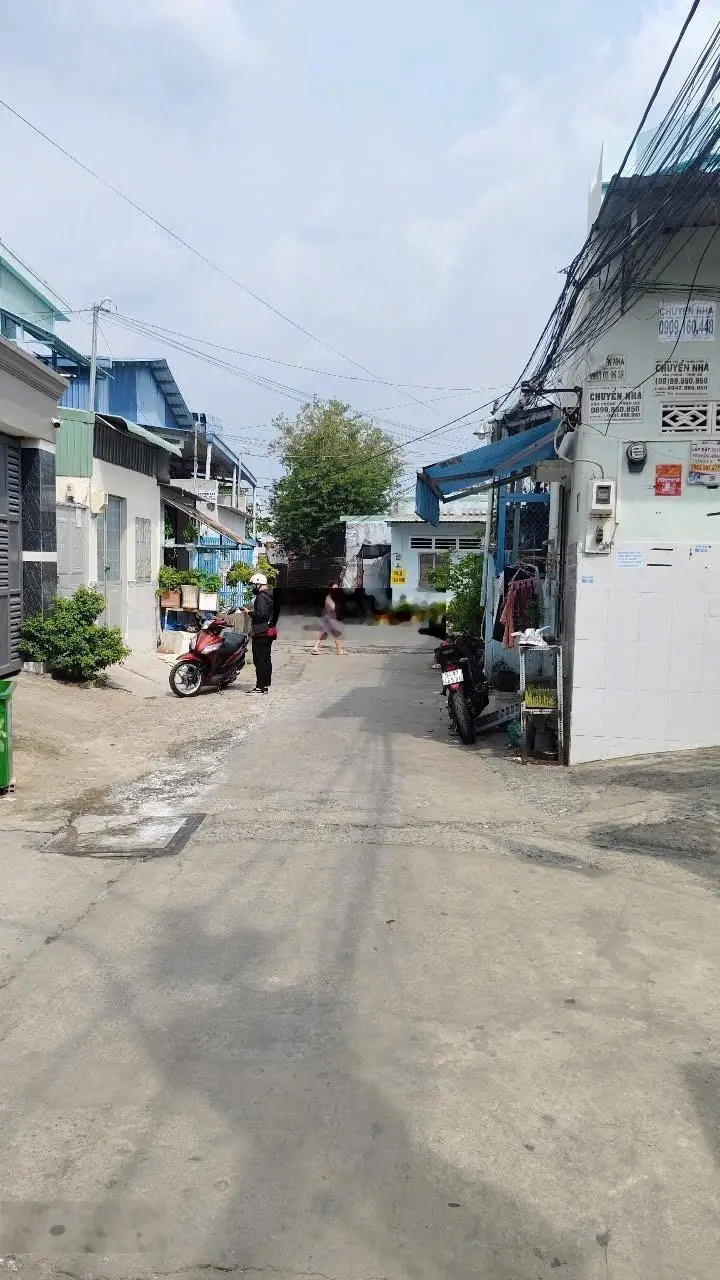 Bán đất tặng nhà 1 trệt 1lầu + 3 phòng trọ phía sau, Hẻm 3M đường số 10. P. Tăng Nhơn phú B. Q9