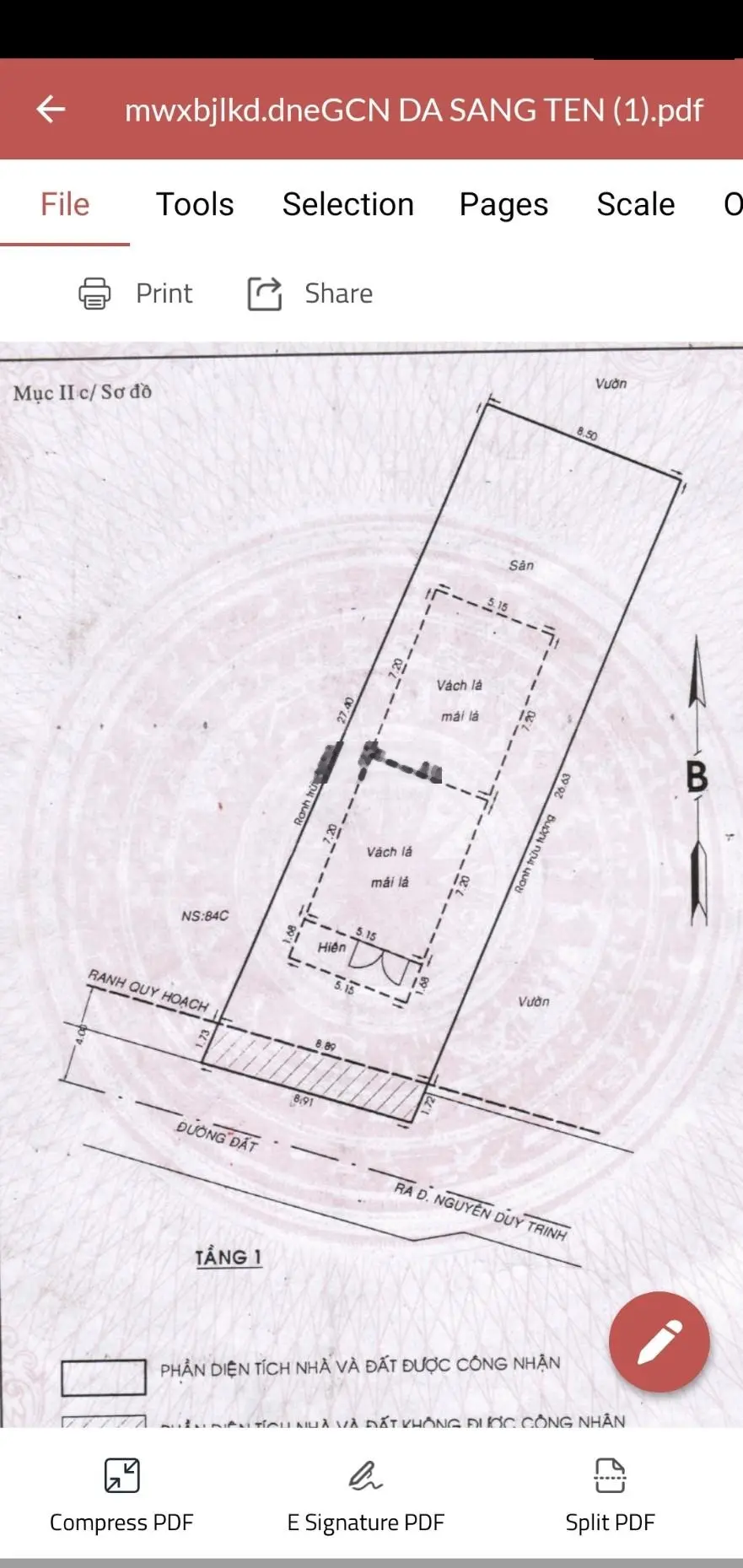 Bán đất mặt tiền đường Số 2-Nguyễn Duy Trinh, DT: 234 m2(ngang 9m), giá: 13tỷ8 TL. LH: 0903 333 ***