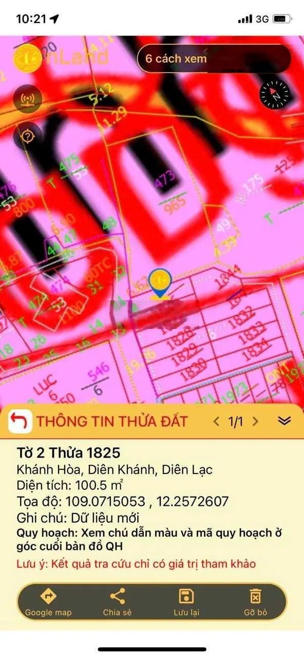 Đất thuộc TP Nha Trang 100m2 thổ cư giá 1 tỷ 450tr. (Chính chủ)