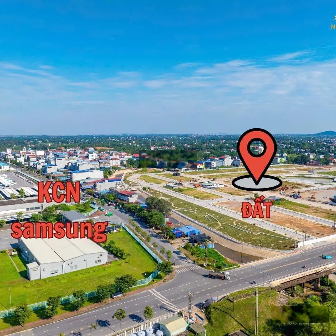 Đất nền sẵn sổ cạnh KCN Sam Sung Thái Nguyên
