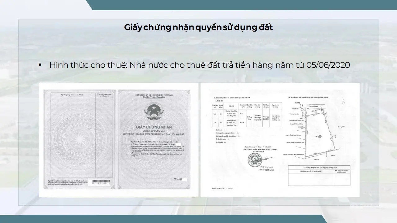 Bán đất CN 6,2ha (Đường Nguyễn Bằng, Mỹ Hào) đã san lấp 2,8tr/m2(~115 USD/m2)đã VAT có thương lượng