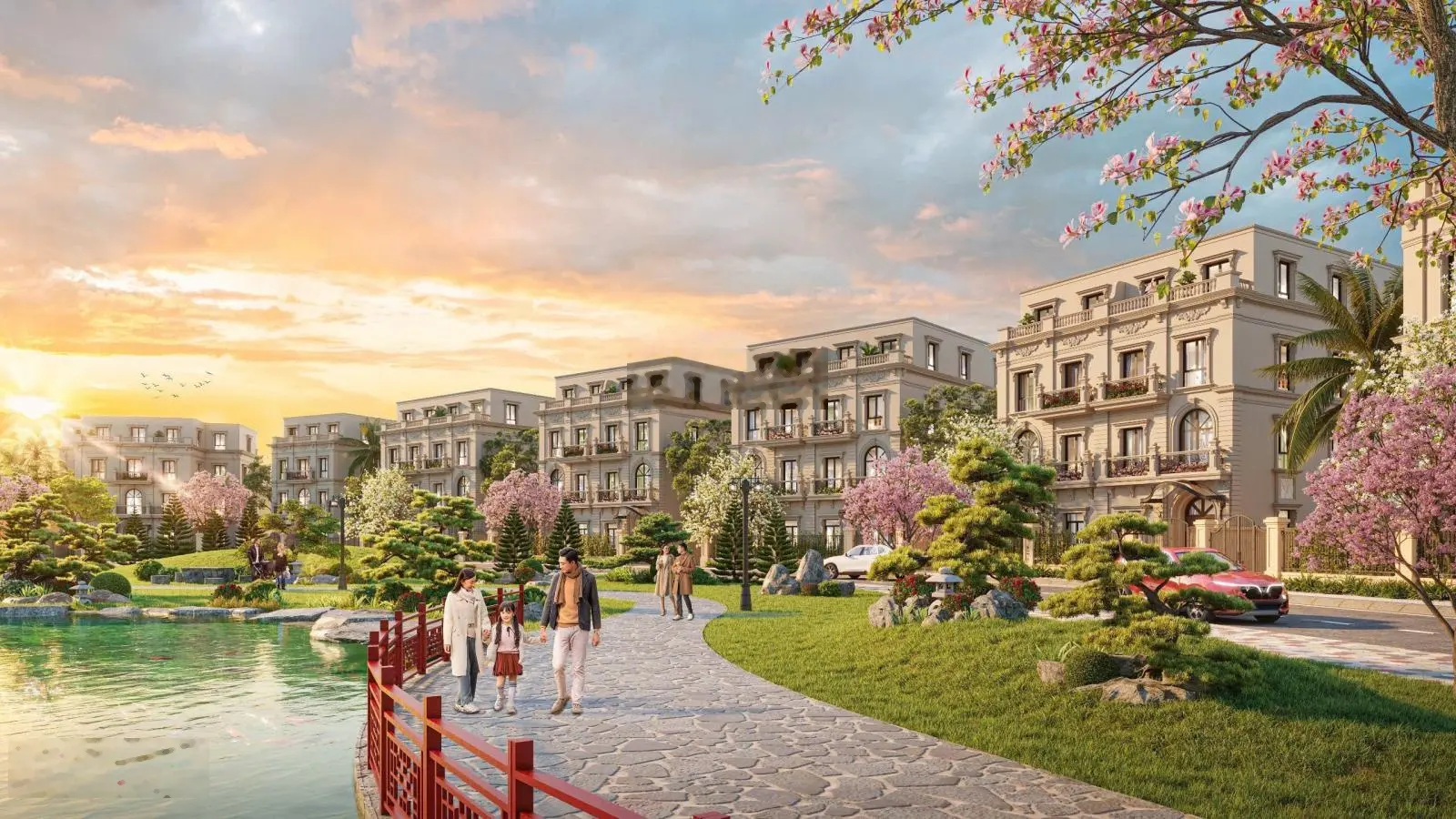 Bán Biệt thự Song Lập Đảo Vua hướng tây nam view ngự hoa viên - bãi biển ĐÔNG BẮC. Lh : 0989 488 ***
