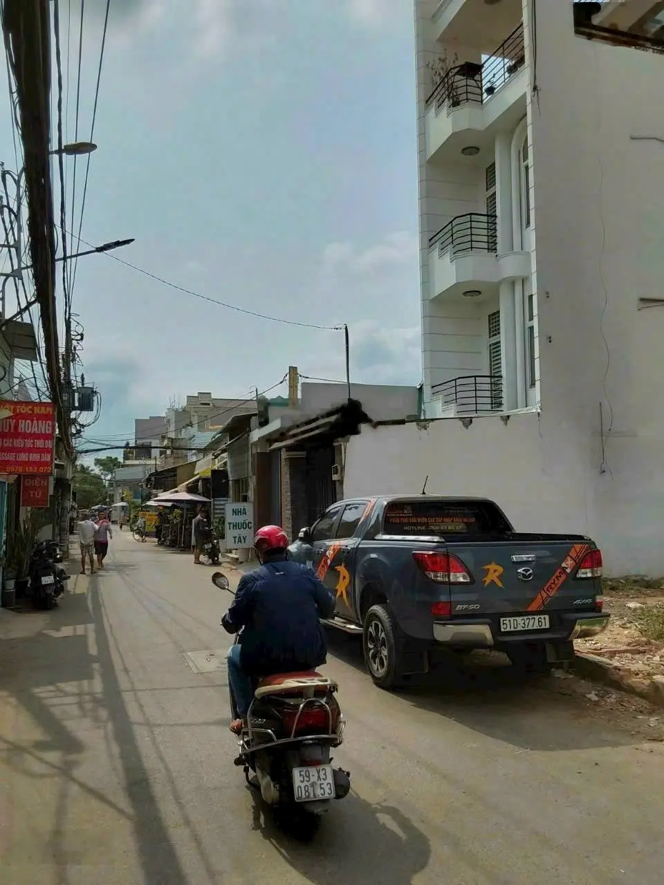 Kẹt tiền bán gấp lô đất thổ cư ngay chợ Nông Sản,Thủ Đức, 57m2,full thổ cư,hẻm xe tải,giá 3,15 tỷ,