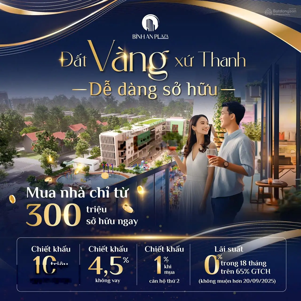 Căn hộ chung cư Bình An Plaza ngay cạnh cao đẳng Y Thanh Hóa giá 1.1 tỷ 58m2 nhận nhà T6/2025