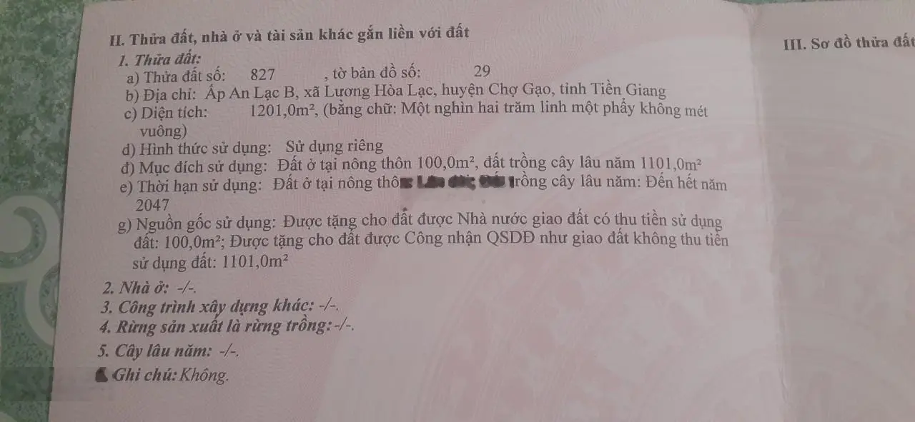 Bán đất dự án đường Hùng Vương nối dài, Mỹ Tho