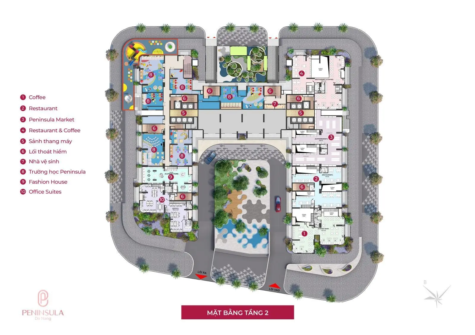 Giỏ hàng cực đẹp căn hộ Peninsula Đà Nẵng, căn 2PN view Sông Hàn, diện tích 73,2m2, hướng Đông Nam