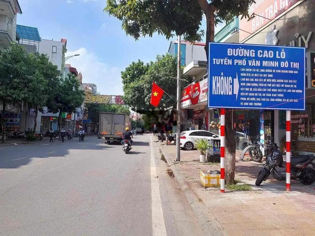 siêu phẩm đắc địa tại mặt phố cao lỗ thị trấn đông anh- kinh doanh
