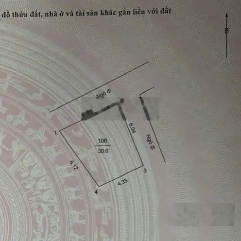 Lô góc 6.8 tỷ, DT sổ 30.6m2/35m2 Tầng 2, (6 Tầng), 5 PHÒNG CHO THUÊ, gần Hồ, QUAN NHÂN, THANH XUÂN