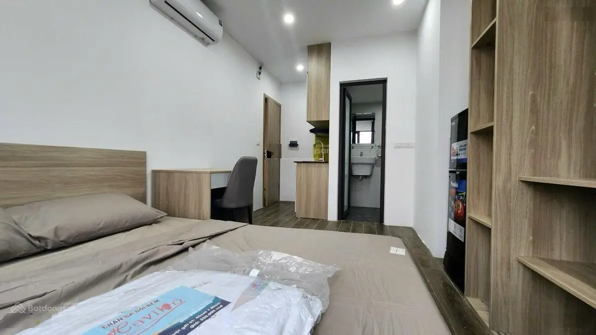 Bán toà CHDV Trần Cung 76m2 x 6T mặt tiền 7m,19P,kép kín full nội thất, GPXD, PCCC tiêu chuẩn