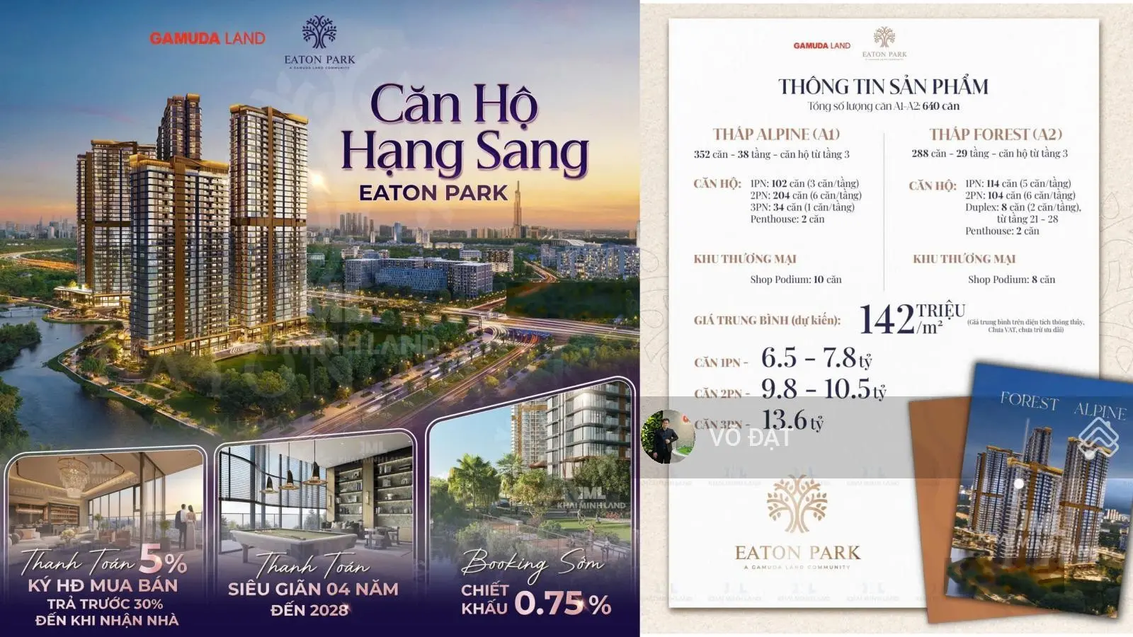 Eaton Park - Mua Bán Căn Hộ Chung Cư T10/2024. Chính sách mới cực kỳ hấp dẫn.