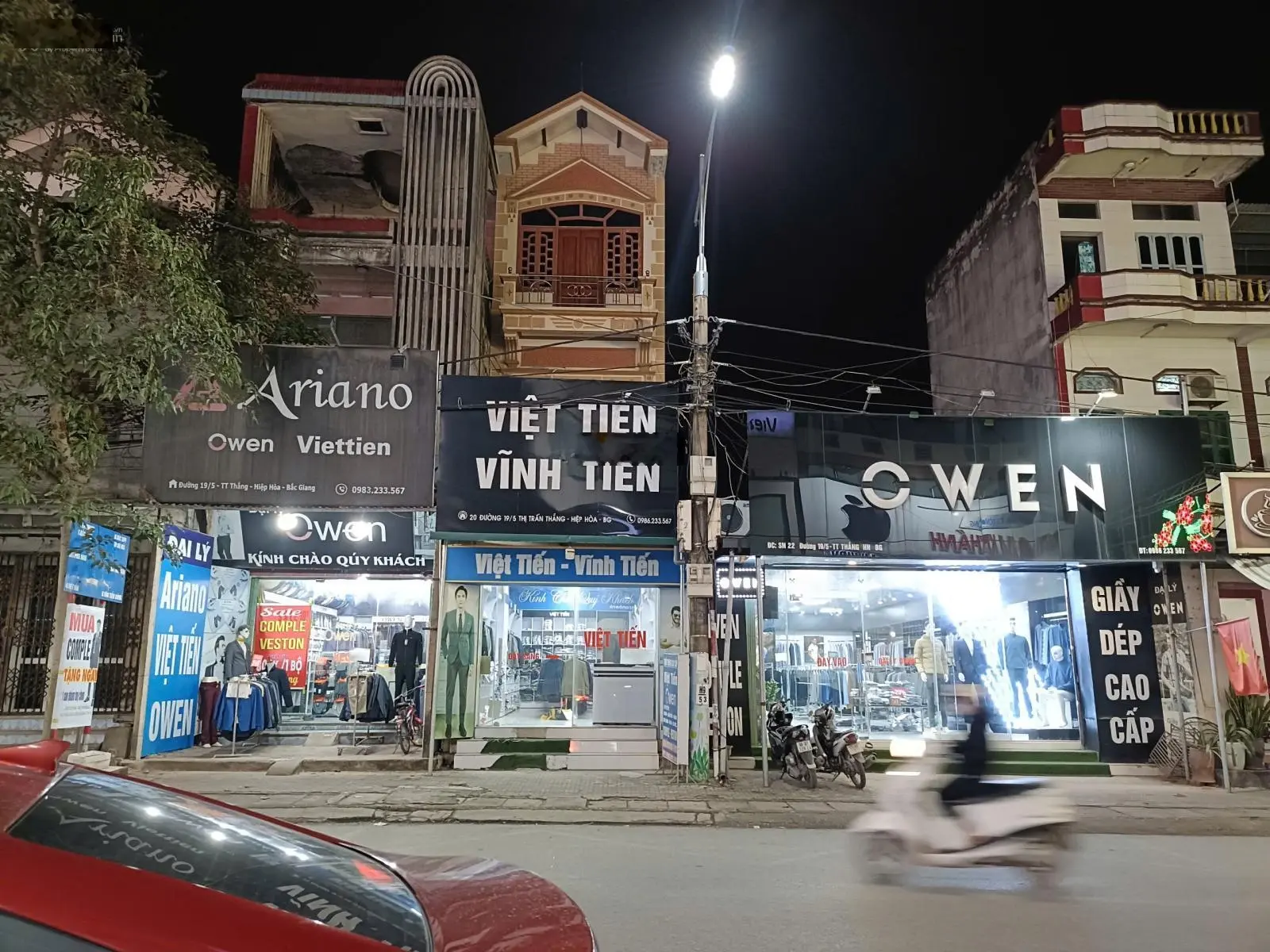 Chuyển nhượng nhà phố 3 tầng 19/5 trung tâm thị trấn Thắng, HH, BG giá 8,x tỷ kinh doanh 96m2