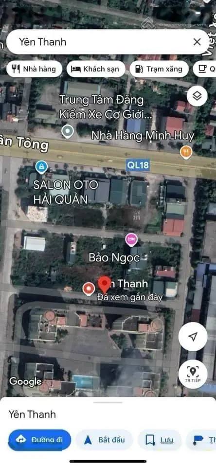 Bán ô đất Hoa Nhàn A đối diện chung cư DT 104m2 mặt tiền 4,8m vị trí đắc địa, đất ở đô thị