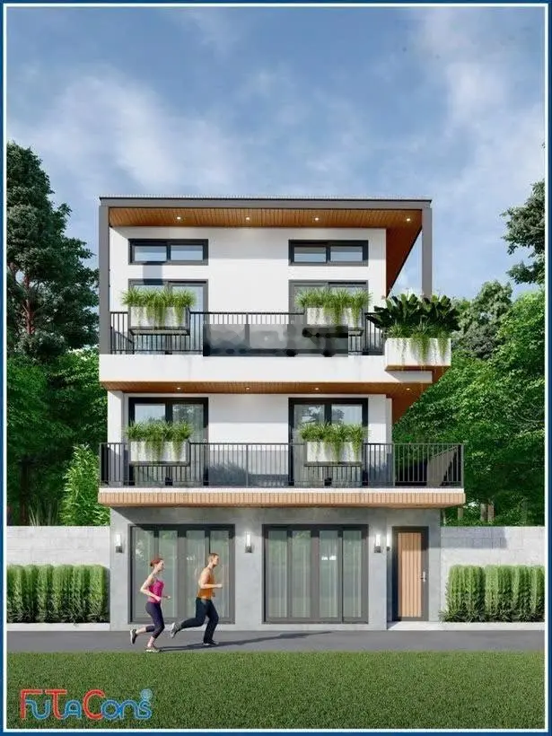 Nhà 3 tầng Hẻm Nơ Trang Long Diện tích đẹp 8x11 Doanh thu cho thuê 1 tỷ/năm