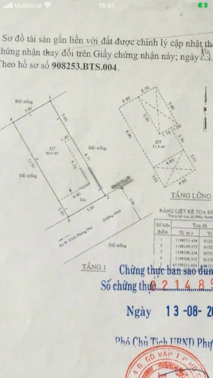 Bán nhà 1 trệt + 1 lửng sau lưng chợ Tăng Nhơn Phú B, TP. Thủ Đức - Diện tích đất 80.2m2 giá 5,6 tỷ