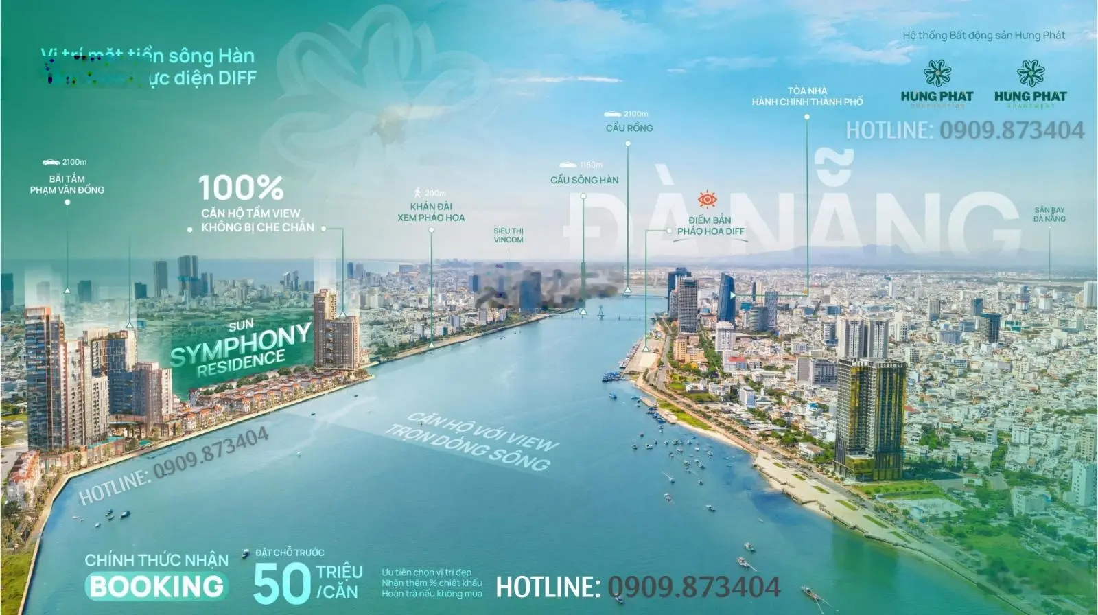 Tuyệt tác bên sông Hàn ko thể bỏ lỡ căn hộ 5* Sun Symphony Residence ĐN - mở bán GĐ1 - giá gốc CĐT