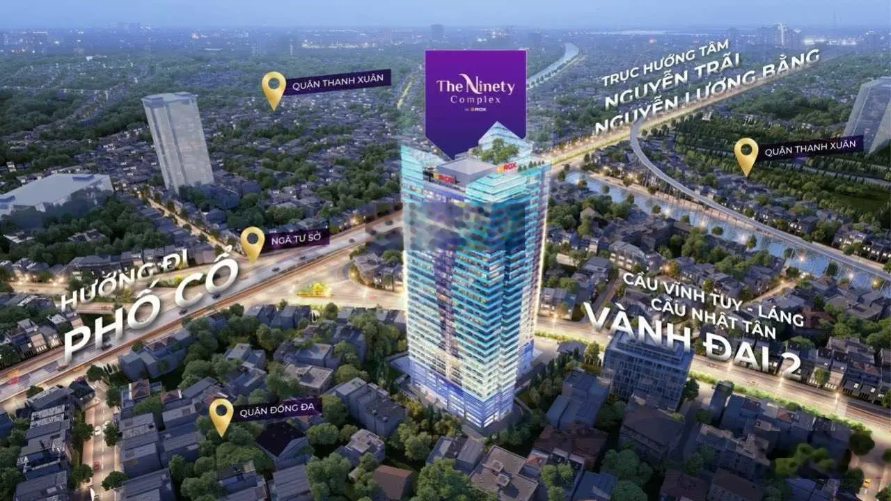 Quỹ thưởng căn 45m2 trục 05 The Ninety Complex 90 Láng, full chính sách đợt 1. LH: 0977 535 ***