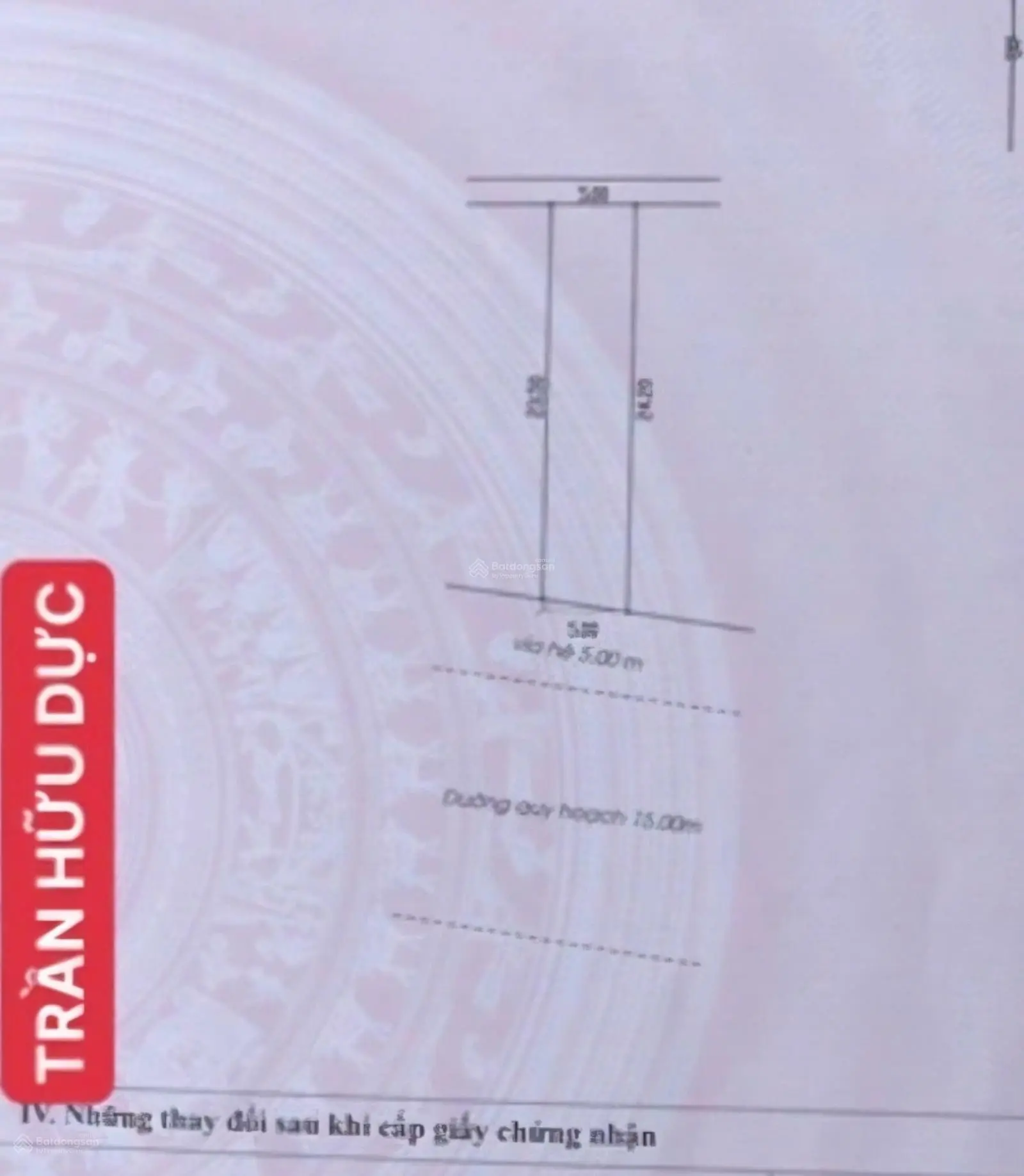 Bán đất 5x24m đường rộng 15m ngay biển Tân Trà giá rẻ