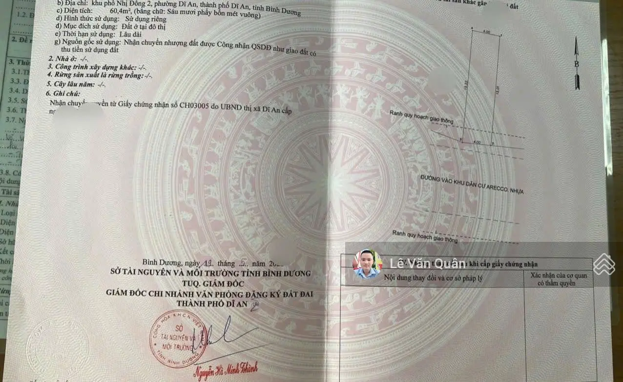 Bán nhà mặt tiền kinh doanh Gs17 dĩ an