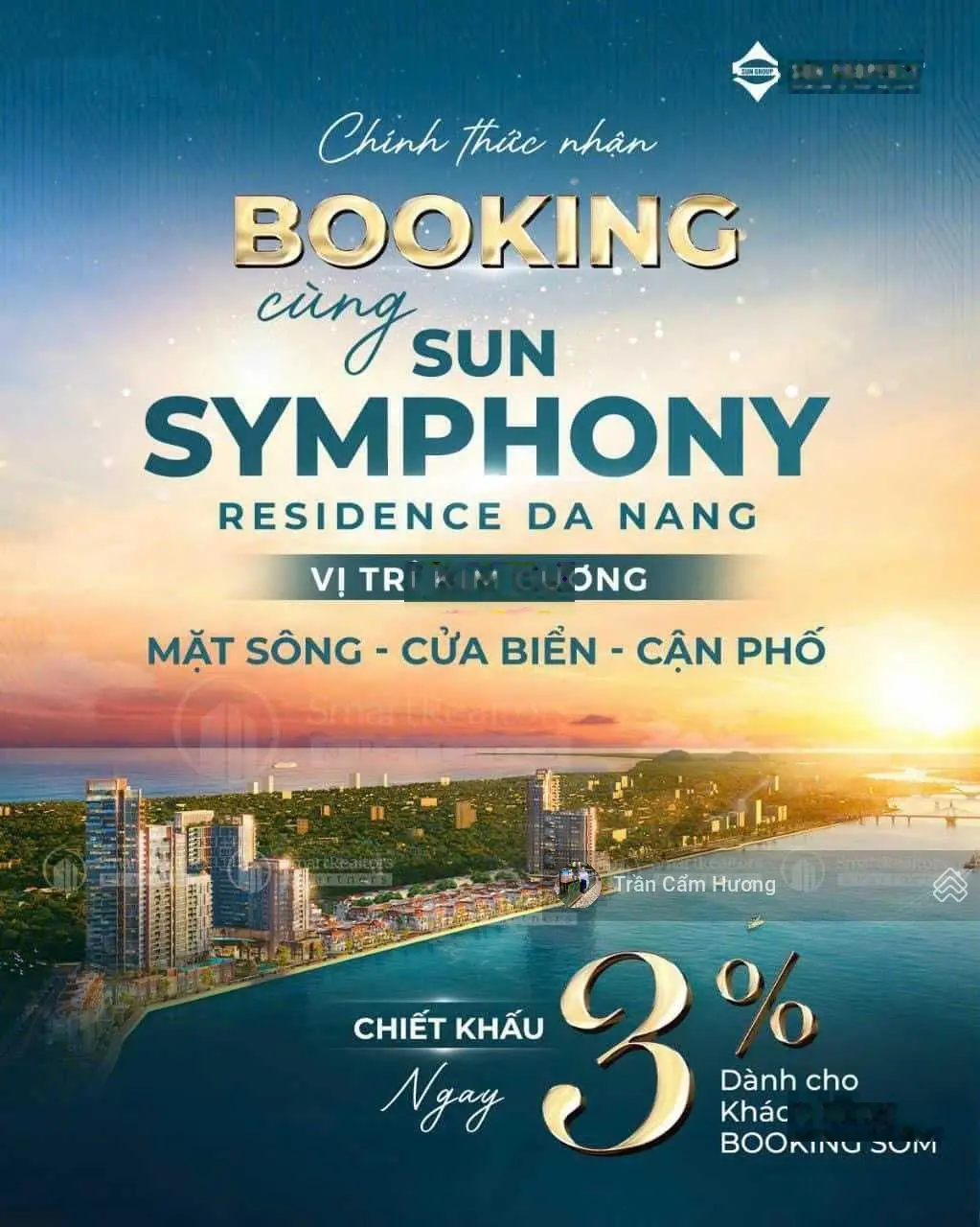 Căn hộ Sun Symphony Đà Nẵng, tổ hợp căn hộ hạng sang view sông Hàn, pháo hoa, chiết khấu BK đến 3%