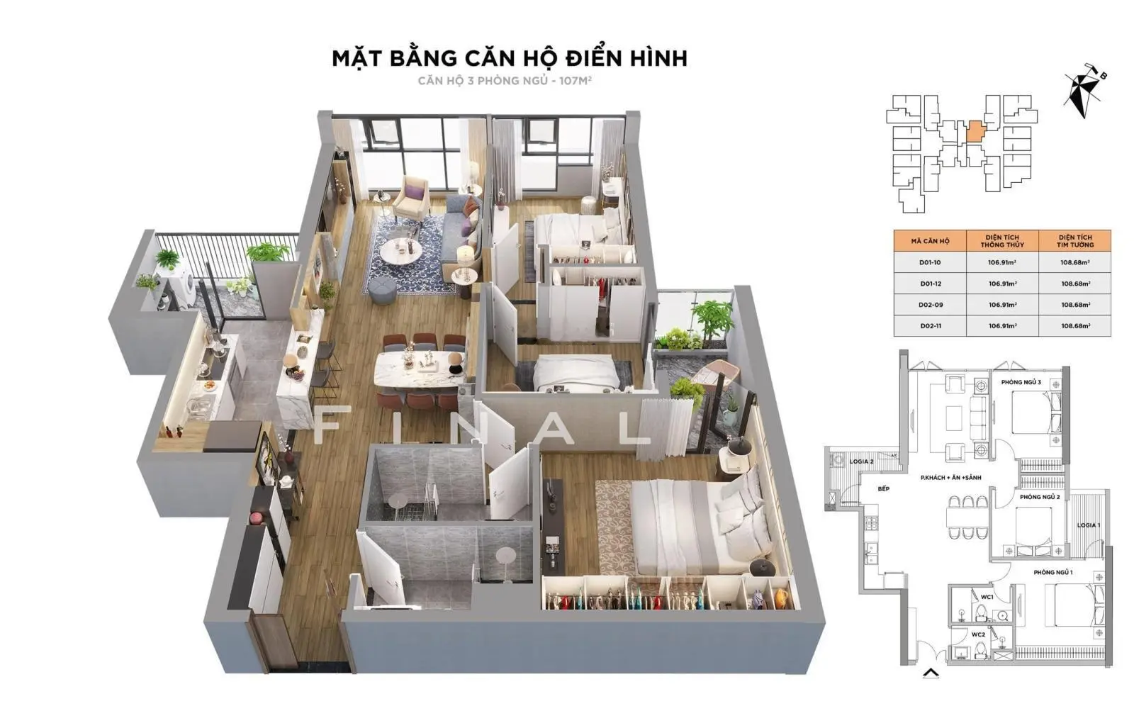 Quỹ ngoại giao cuối cùng BRG Lê Văn Lương, diện tích 104, 107, 120, 144, 161, 201 chỉ từ 7,5 tỷ/căn