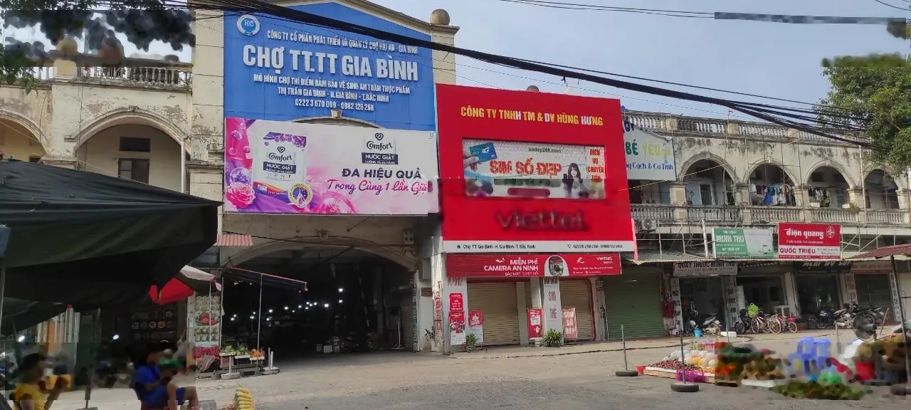 Siêu hot tại TT Gia Bình Bắc Ninh. S=81m2, mặt tiền = 4.6m= hậu, giá chưa đến 1.8tỷ