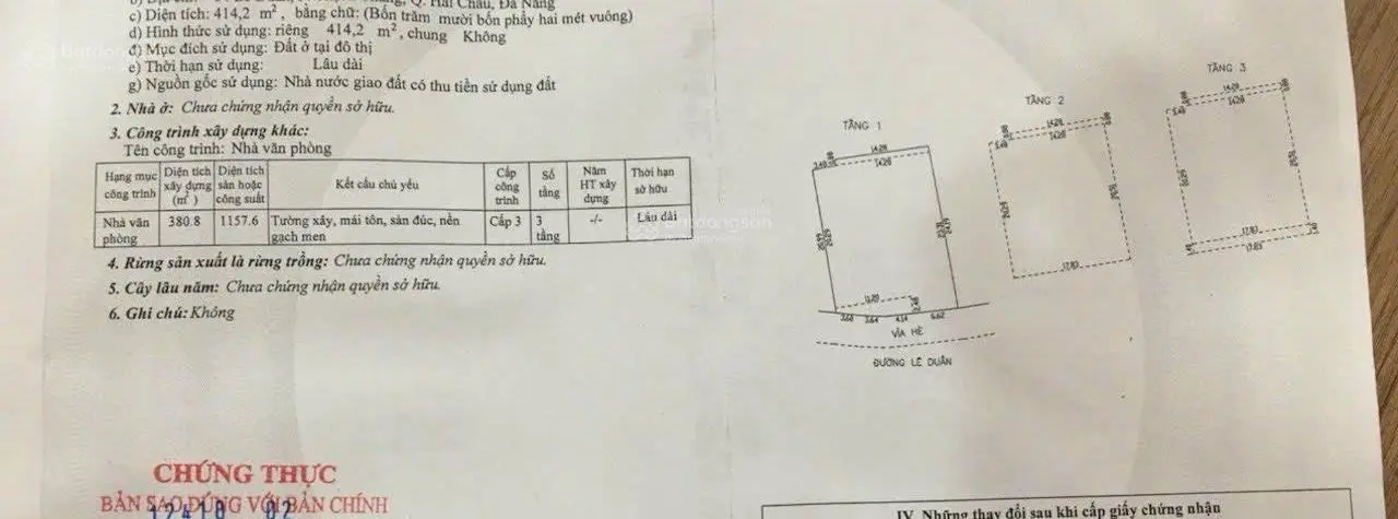 Bán nhà mặt tiền phố thời trang Lê Duẩn