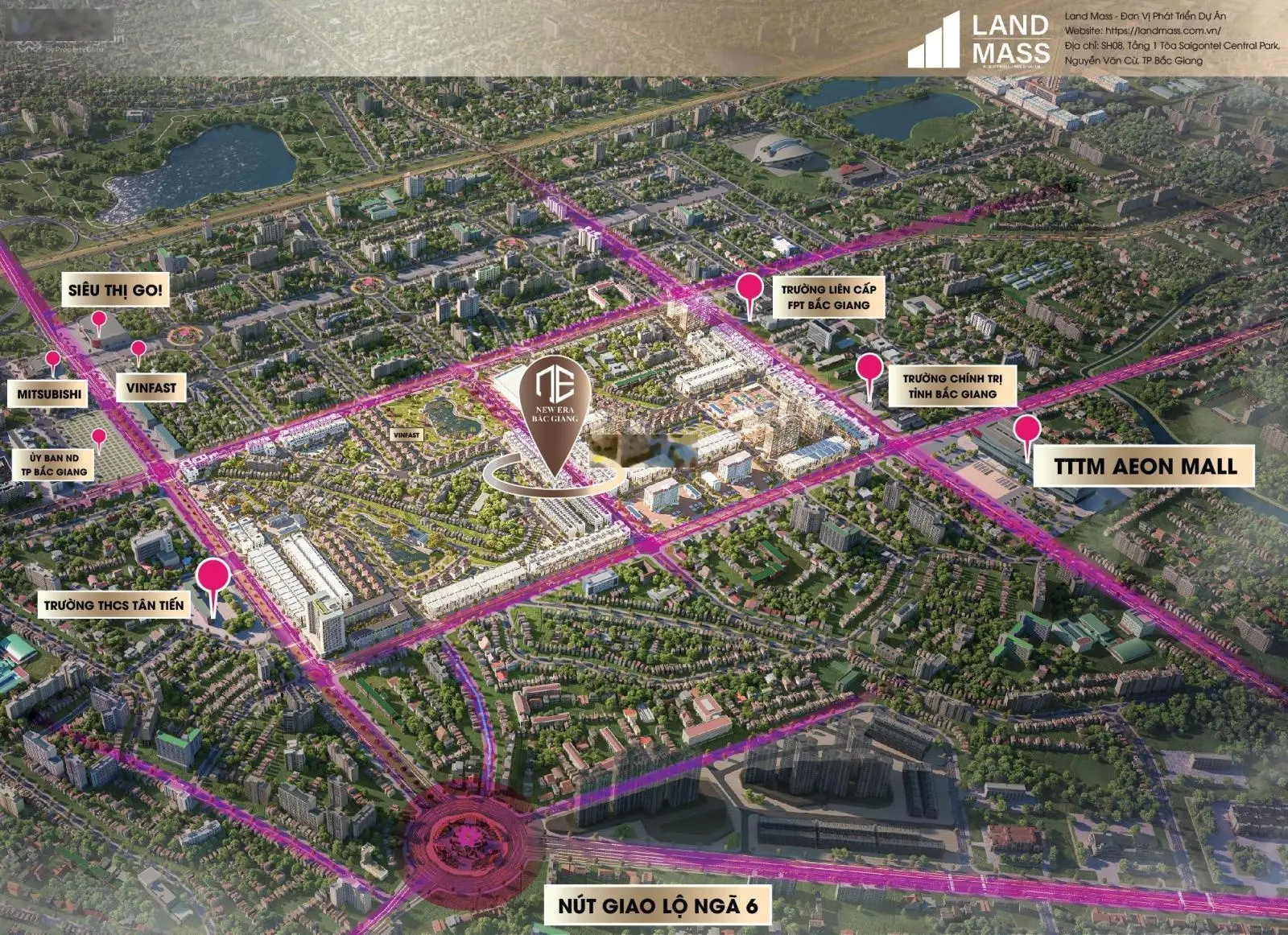 Bán lô đất cạnh Aeon Mall Bắc Giang - dự án New Era Bắc Giang 93m2