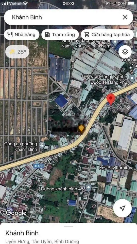 Đầu tư sinh lời ngay DT746 Uyên Hưng, Tân Uyên, BD.Chỉ 650 triệu/191m2