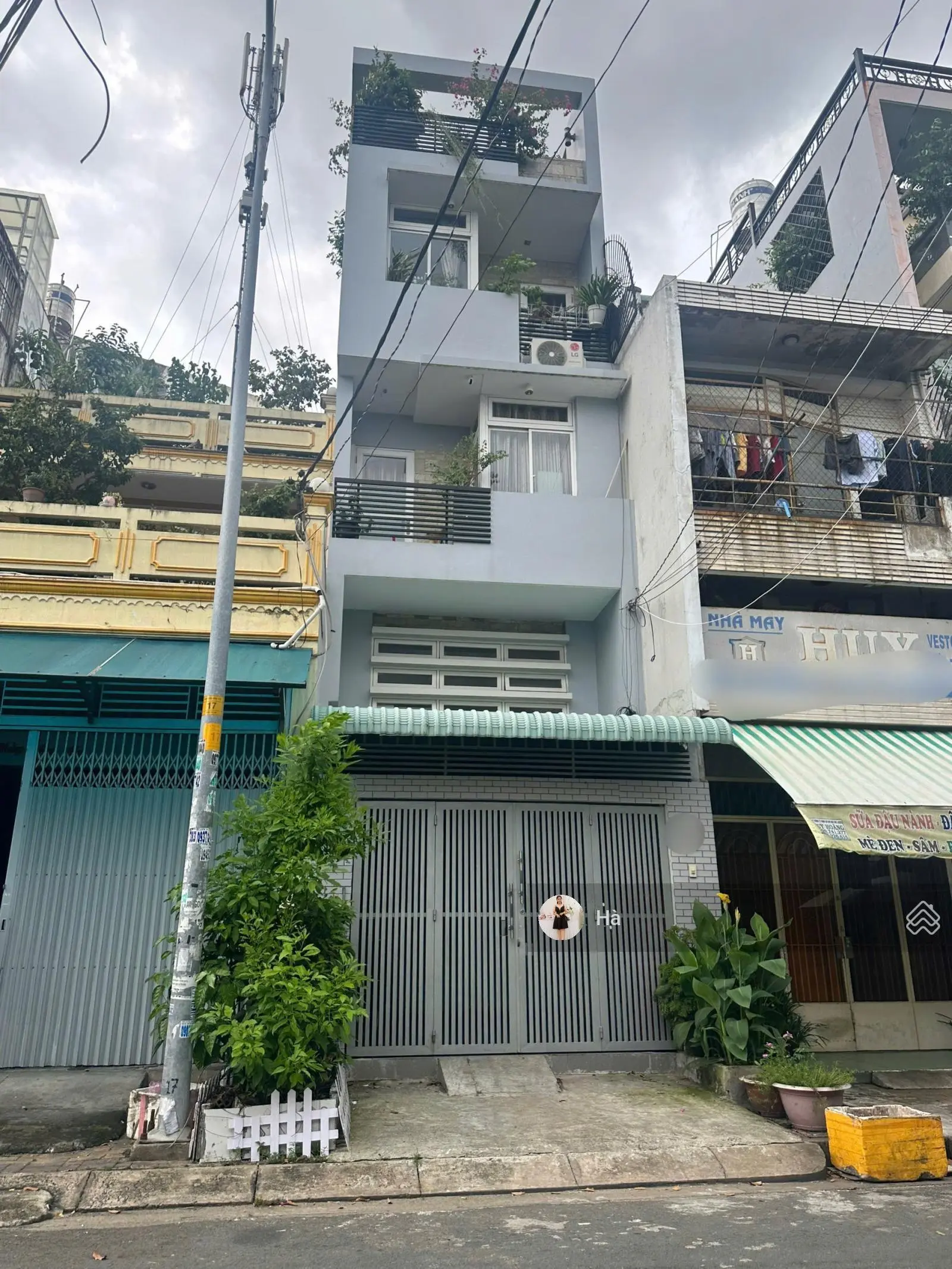 MTKD Nguyễn trường Tộ , 4x20 đúc 2 lầu sân thượng