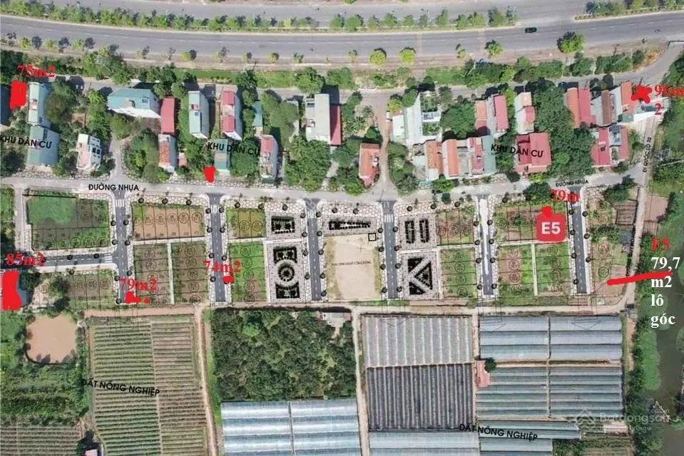 Bán nhanh lô góc F5 nhìn ra sông, ven QL 32 thị trấn Phùng đón đường quy hoạch Đan Phượng