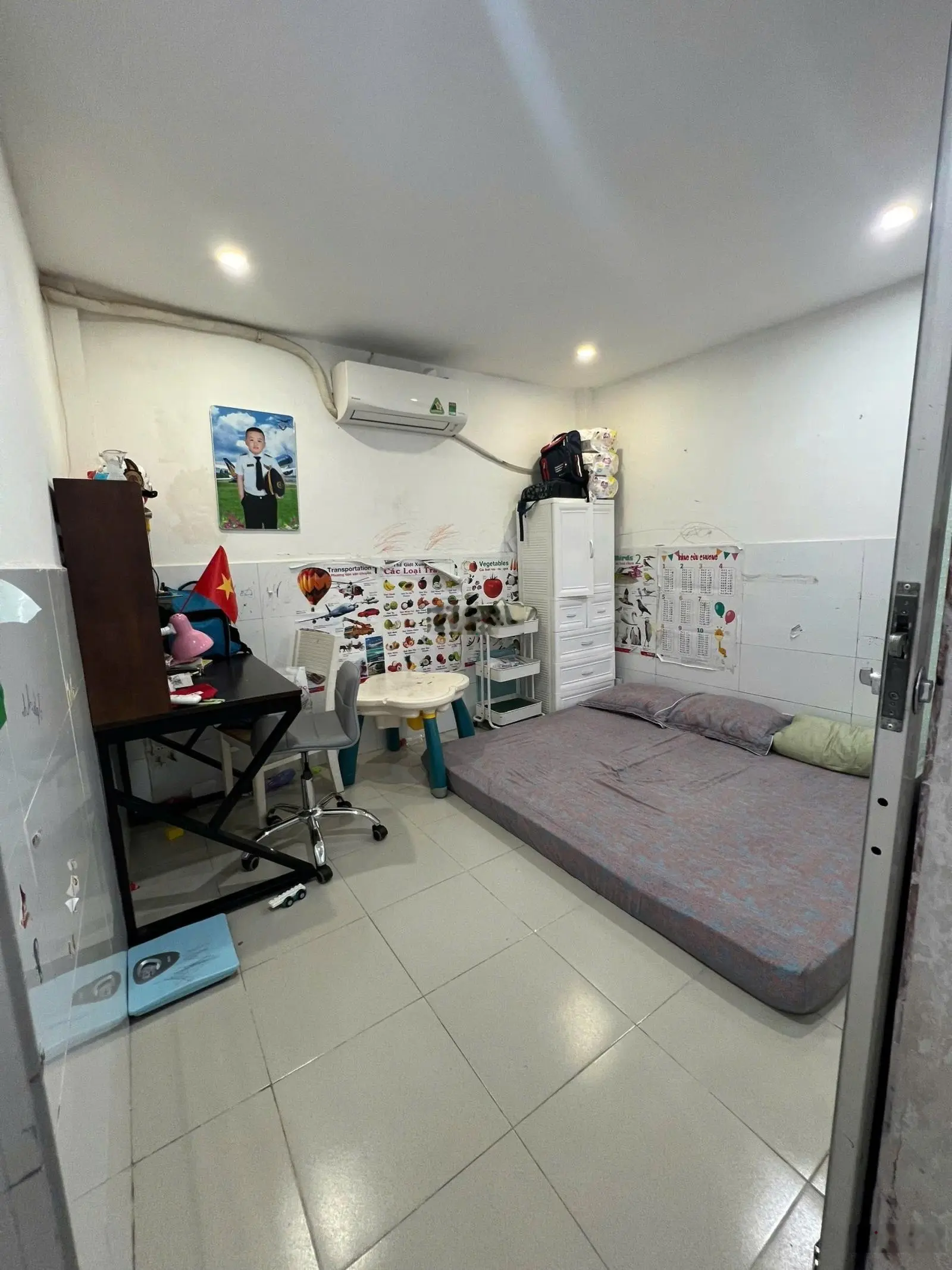 NHÀ ĐƯỜNG 38 HIỆP BÌNH CHÁNH 4ty35 DT 62m ngang 4 dài 15.5m Hướng Tây Nhà trệt lửng 2PN
